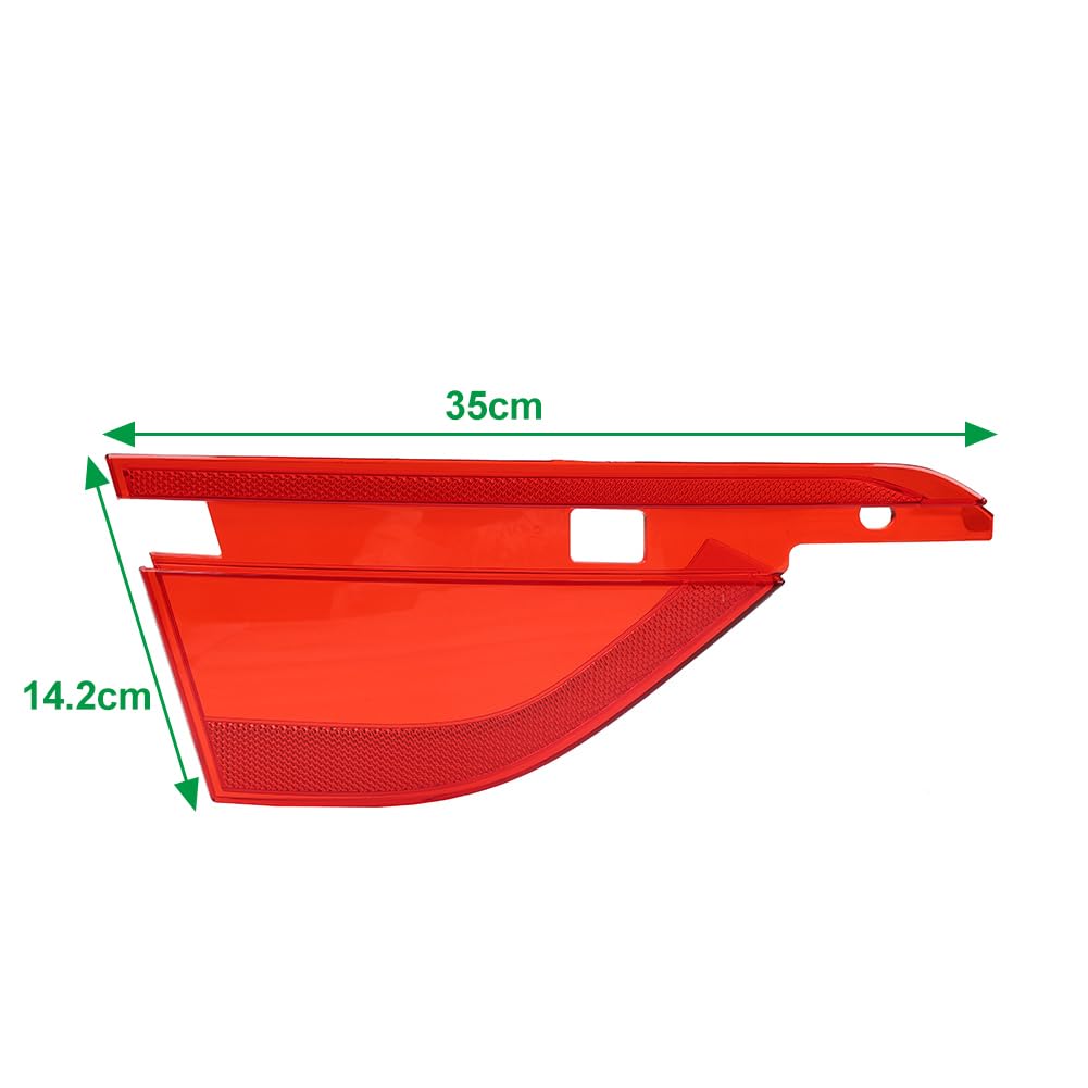 Bacar 1 Pc PC Rear Light Mask Parking Lights Cover Rear Inside Taillight Shell Left For Jaguar XF 16-2020