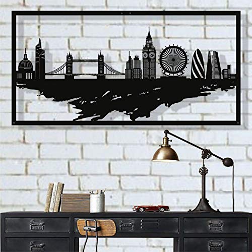 Transform Your Space with the London Skyline Metal Wall Art