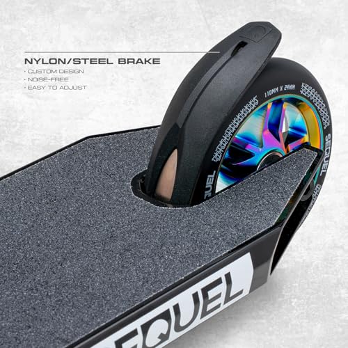 Image of Sequel Rise Stunt Scooter - Complete Pro Trick Scooter with Aluminum Frame, 110mm Wheels, 220 lbs Weight Capacity, Ages 8+