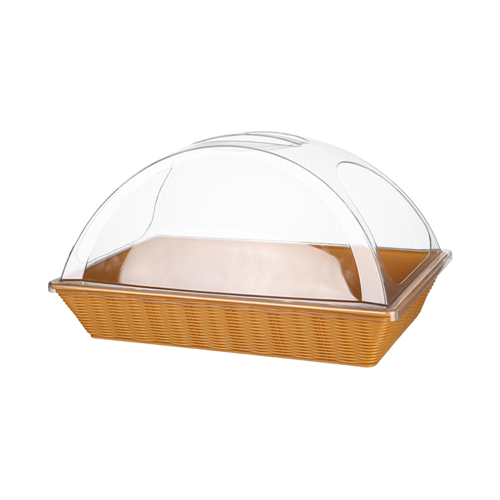 Panier à avec Couvercle Décoratif, Panier de Service pour Ou Présentation de Boulangerie