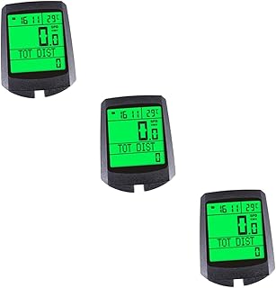 Kisangel 3 Pçs Excersize Bicicleta Exercício Bicicletas Exercício Bicicleta Estatica Para Ejercicios Bicicleta Computador Tacômetro Velocímetro Neutro