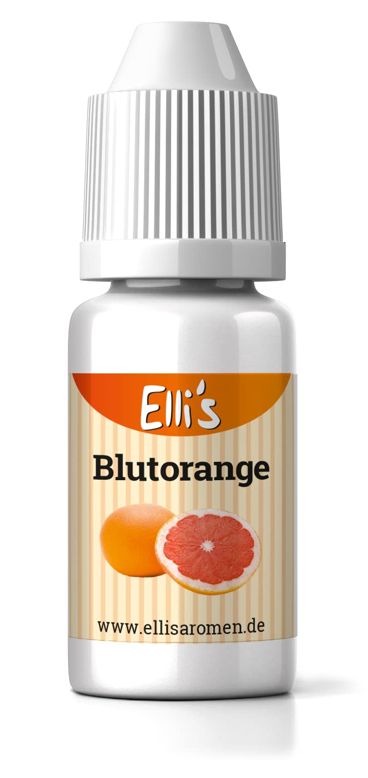 Ellis Aromas Blood Orange Natural Food Flavour | For Food & Drinks | 10 ml