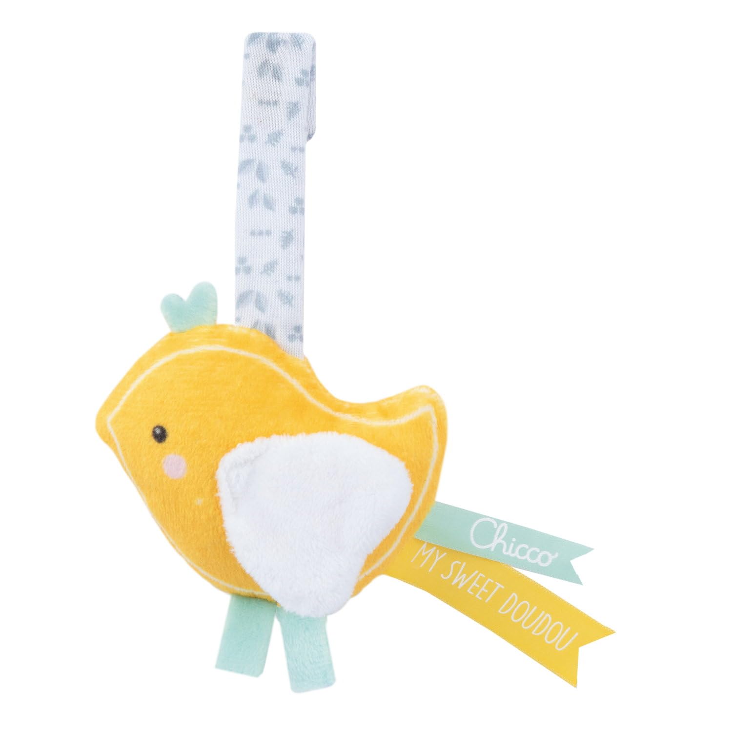 Chicco, Set Regalo Nacimiento My Sweet DouDou, Suave DouDou Manta Ratón, Tierno Portachupete en Terciopelo Suave, Mordedor Elefantito con Textura en Relieve, Regalo Bebés 0+ Meses