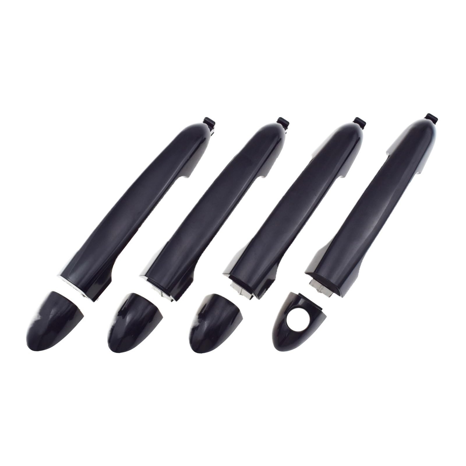 DBCKLS Vehicle Exterior Outer Door Handle for Kia for Rio 82651-1W010 82652-1W010 82652-1W030 Exterior Door Handle(A Set(4 pcs))