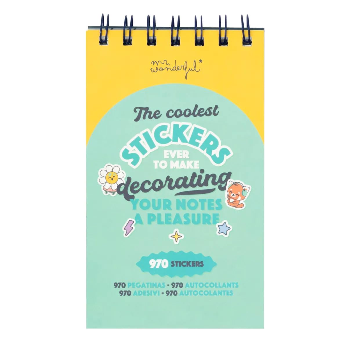 Mr. Wonderful - Multitasking stickers to brighten up all your activities