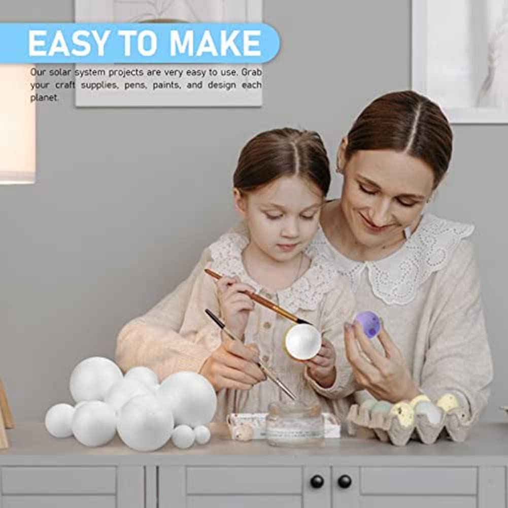 Kopinma Solar System Model Foam Ball Kit, Make Your Own Solar System Project Kit - Image 4