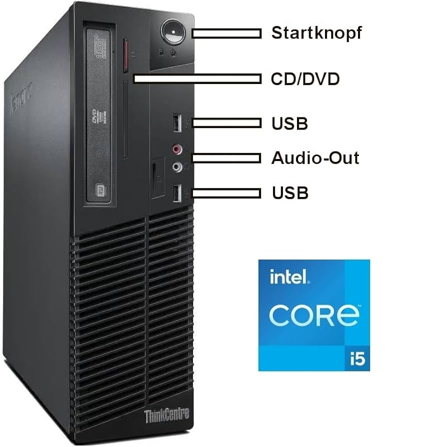 Lenovo - Lenovo デスクトップPC Core i5 4430 Windows10 LENOVO i5-4430 8GB RAM 240GB SSD WIN 10 PRO IDEALNY - Sklep