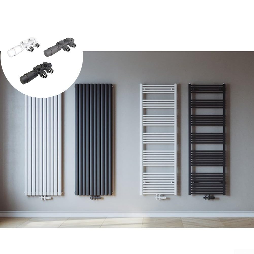 Valvola termostatica per radiatore di facile installazione per migliorare le prestazioni di riscaldamento (bianco)