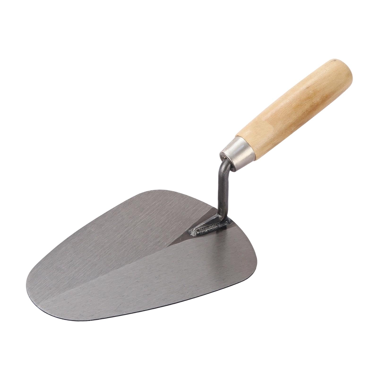 Gralara Truelle pour Béton Outil Manuel Maçonnerie Truelle de Briqueteur Poignée Ergonomique En Bois Finition Lisse Adaptée à La Rénovation Pose de Carrelage, 30cm
