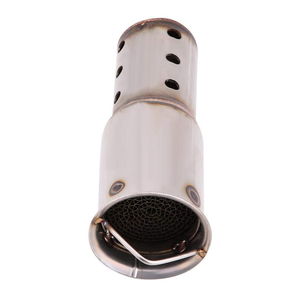 Broco DB Killer Scarico Moto, Inserto Silenziatore Riduttore Rumore 51mm Acciaio Inox Universale Rimovibile per Scarichi