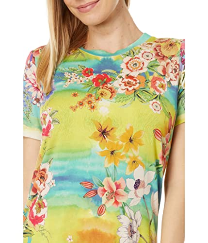 Johnny Was Tie-Dye Favorite Short Sleeve Crew Neck Tee3