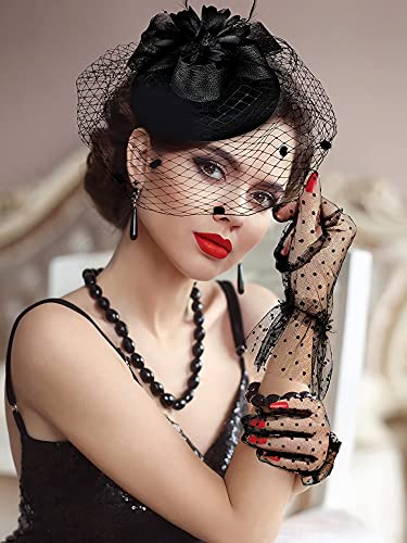 Women Gloves for for Wedding, Tea Party, Cosplay, Costume