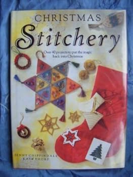 Paperback Christmas Stitchery Book