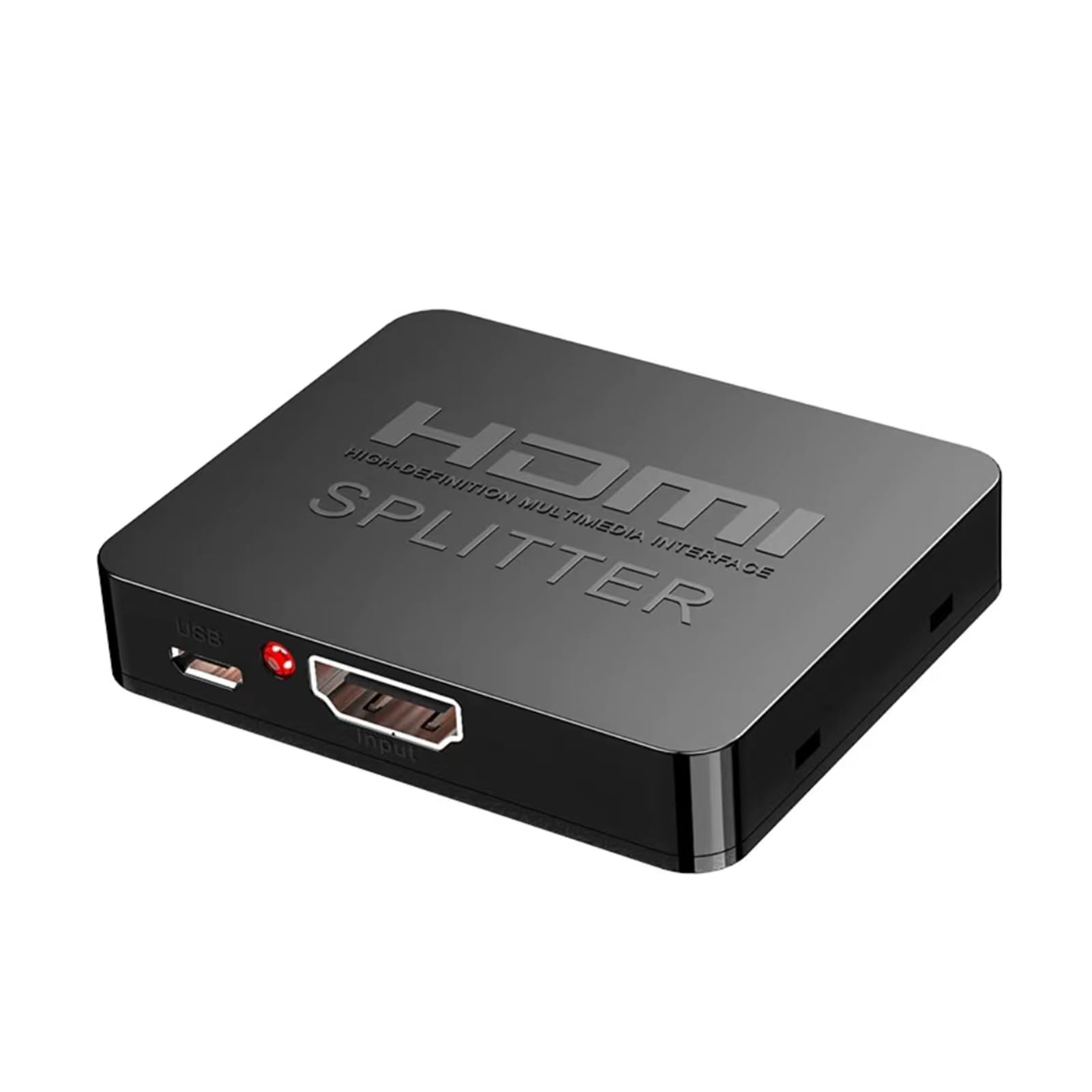 Splitter - HDMI Splitter 1 in 2 Out HDMI adapter 2 monitory, podwójny monitor, 2-portowy koncentrator kabel do PS3, DVD, HDTV, projektora