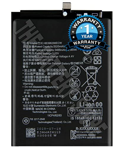 Image of THE BATTERY STORE Original Replacement Battery HB396285ECW Battery for Huawei Honor 10, 10 Lite, P20 Battery with 6 Months Warranty and high Capacity Battery Backup (for Huawei Honor 10, 10 Lite,)