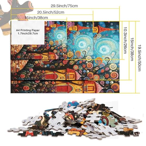 Puzzle de 1000 piezas para toda la familia, ideal para una tarde relajante en casa 6
