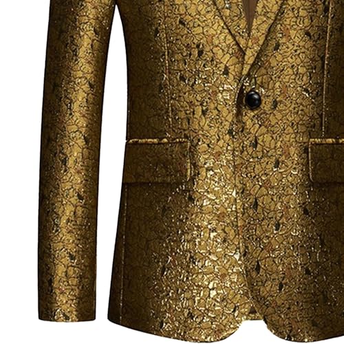 Mens Slim Fit Blazer Luxury Dress Suit Jacket Business Elegant Jacquard Tuxedo Jacket Prom Party Dinner3