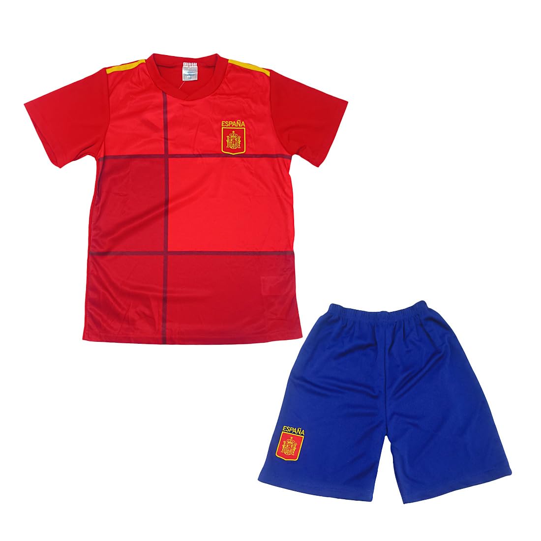 Conjunto de Deporte para Niño y Niña de 4 a 14 años, Camiseta y Pantalón Corto para Deporte y Fútbol, Chandal Corto de Verano para Colegio, Regalo para Niños y Niñas,