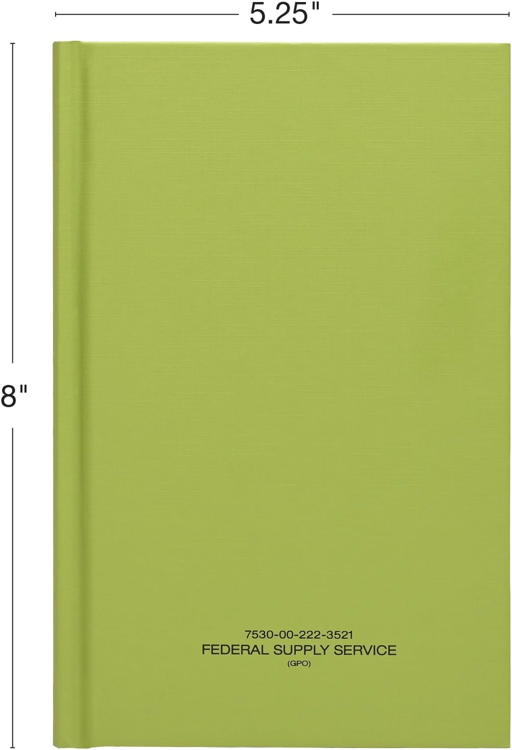 Global Printed Products Tactical Military Notebook 5 Pack (5.25" x 8")