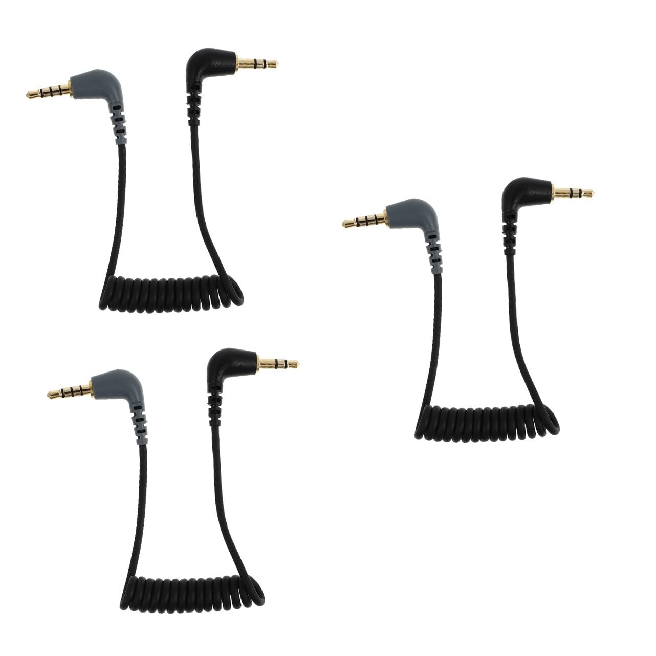 3pezzi Audio Per Microfono Adattatore Per Smartphone Design Resistente Connettori Placcati Per Registrazione Video