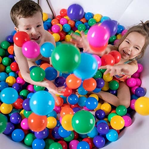 Kids Ball Pit Balls 2000 for Toddlers, Plastic Soft Balls for Toy Playpen, Crush Proof BPA Free Balls for Baby Ball Pit, Colorful Pit Balls 1000-2 Bags for Play Tent Pet Dogs, 2.2 Inch / 5.5CM