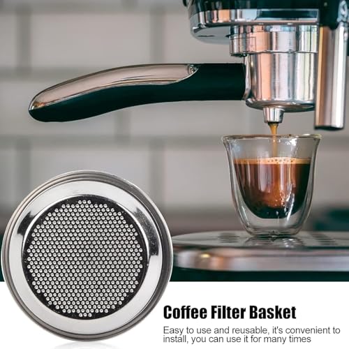 Image of 51mm Non Pressurized Filter Basket, Single Cup / 1cup for 51mm Portafilter, 10 Grams of Powder Capacity, Coffee Basket, Delonghi Dedicca
