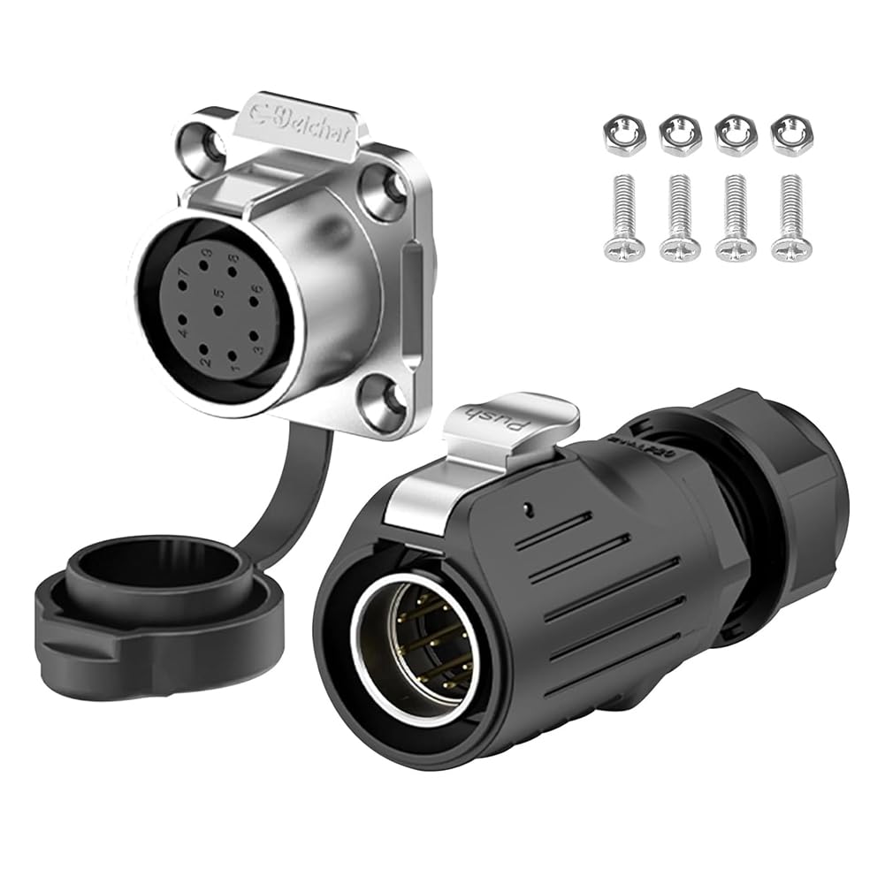 Littimoon Industrial Waterproof Connector IP68 Quick Plugging Circular Connector Anti-Interference Shell Connector