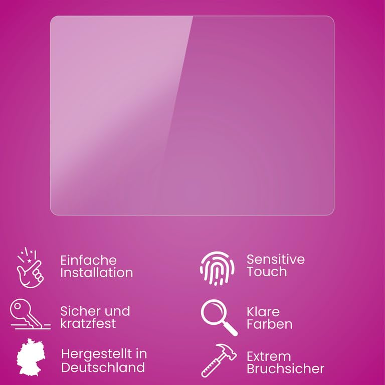 atFoliX Plastic Glass Protective Film compatible with Leica M-P Typ 240 Glass Protector, 9H Hybrid-Glass FX Screen Protector