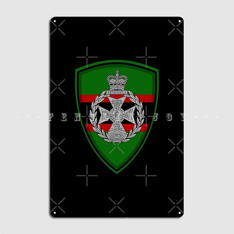 VOLTX DESIGN - Printed Royal Green Jackets Cinema Garage Create Garageation Metal Wall Poster | Wall Art (15x20cm A4)