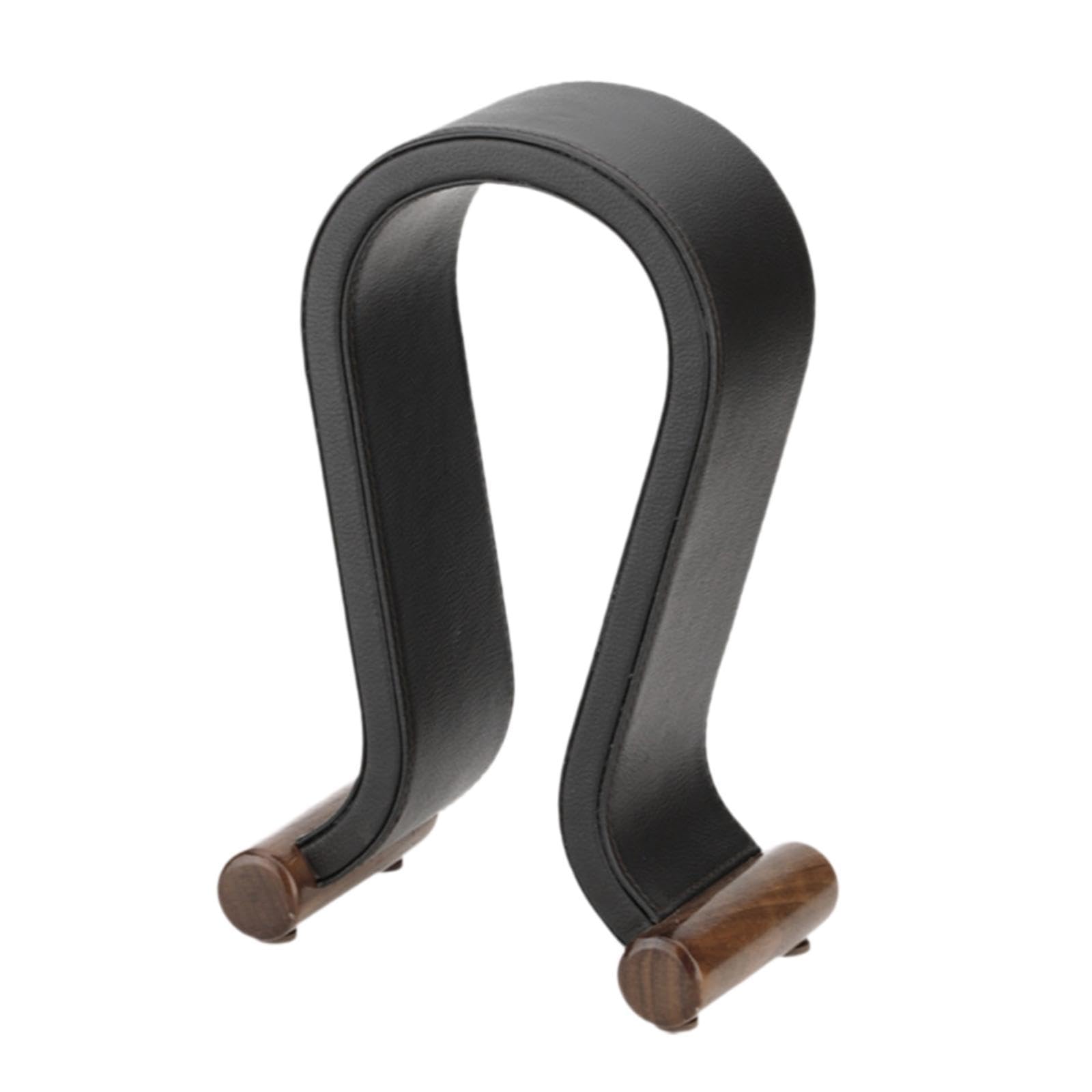 Desk Headset Holder Organizer Anti Slip PU Leather Universal Headphone Stand Black| Portable Audio & Headphones | Headphone Parts & Accessories||-image-49