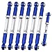 HobbyPark Adjustable Aluminum Upgrades Parts Turnbuckles/Camber Links Set for 1/10 Traxxas Slash 2WD 4X4 Hoss Rustler VXL Stampede RC Truck, 7Pcs Blue