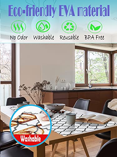 Bhcorner White Shelf Liners For Kitchen Cabinets 12" X20Ft Cabinet Liner,Waterproof Contact Paper For Cabinet,Easy To Cut Drawer Liners For Kitchen Cabinets (12X240Inch) #TOP2