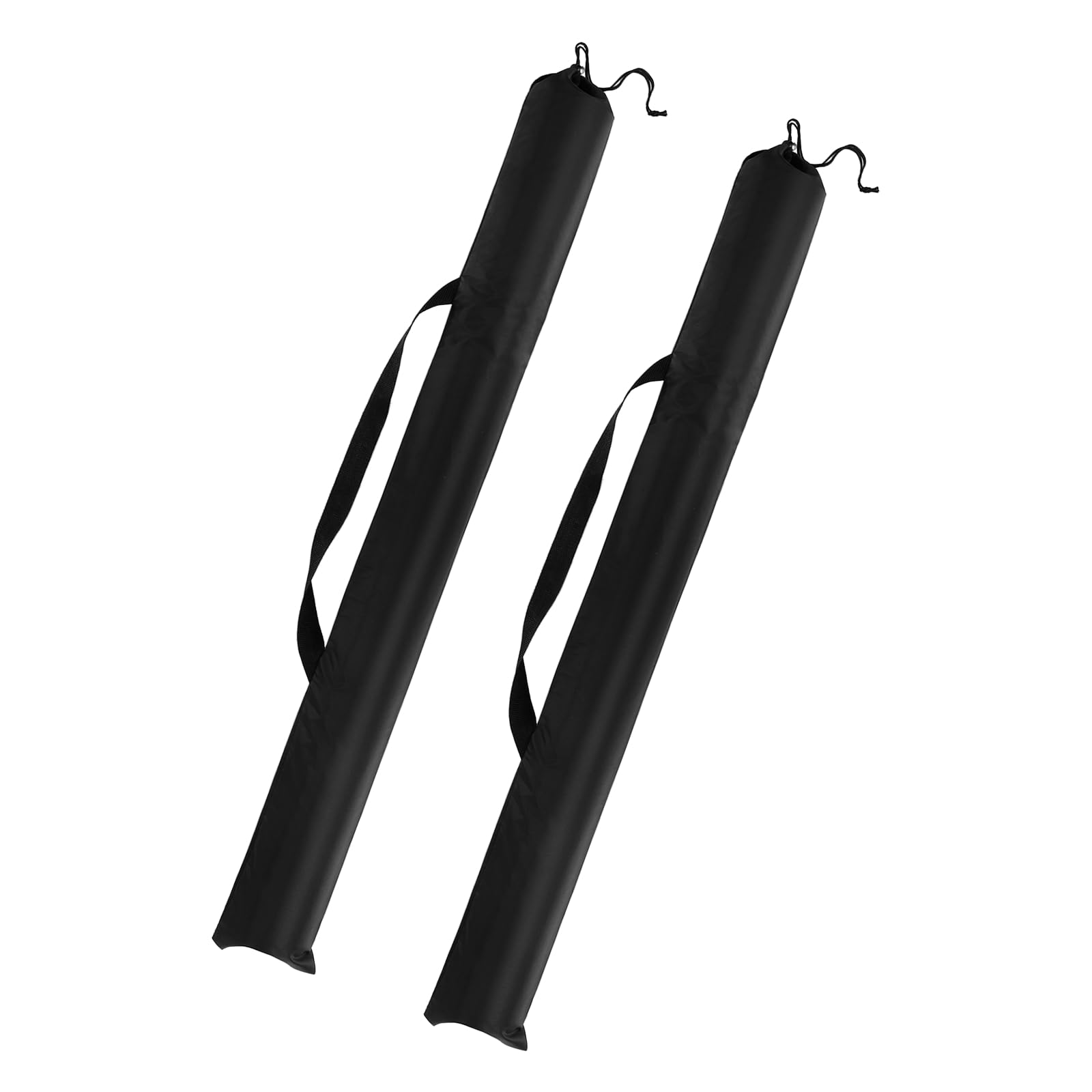 YELARXI Camping Chair Bag Replacement, Folding Chair Carry Bag Tear-Resistant Portable with Shoulder Strap & Drawstring 43 x 6 & 2Pcs & Black - Fit for (Camp Chairs/Hammock/Tripod)