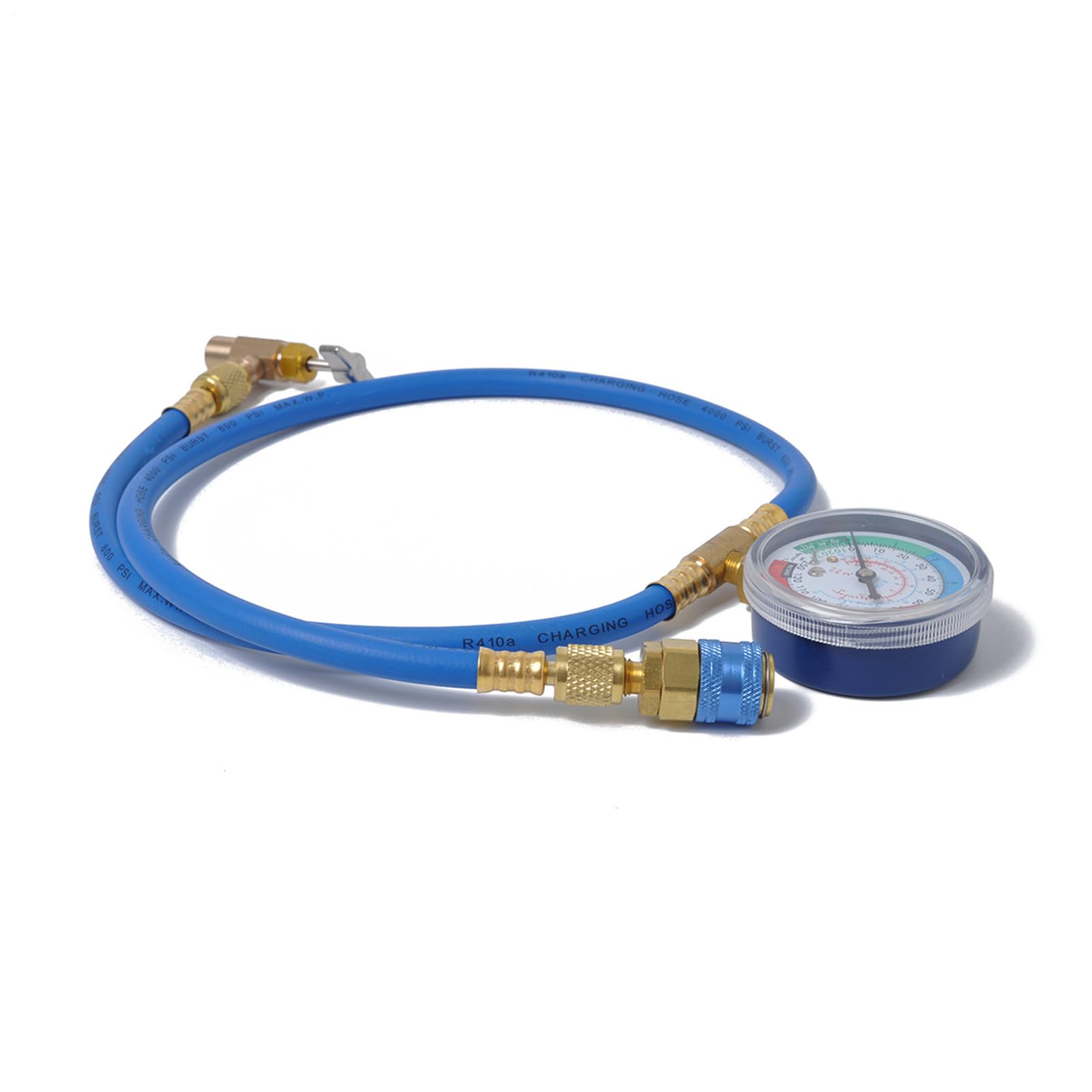 Kit Ricarica Gas R134a Car. Rec. Test Rip. Man. | Kit Ricarica Smart AC R134a Diagnostica Raffreddamento Riparazione Cavi Auto Forniture Ricambio Auto E Casa