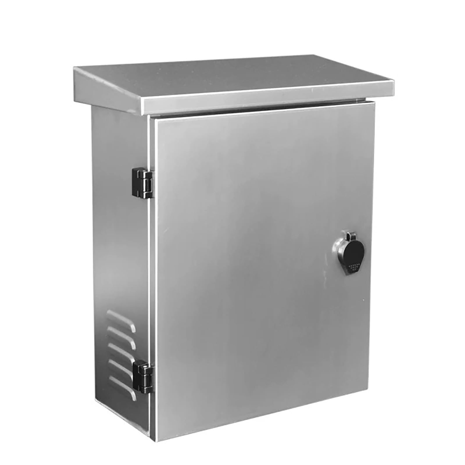 Caja Estanca Exterior Electrica, Armario MetáLico para Cajas de Conexiones, Recinto EléCtrico Resistente a La Intemperie, Junta de Sellado Y Cerradura(30 * 25 * 15CM/11.8 * 9.8 * 5.9IN)
