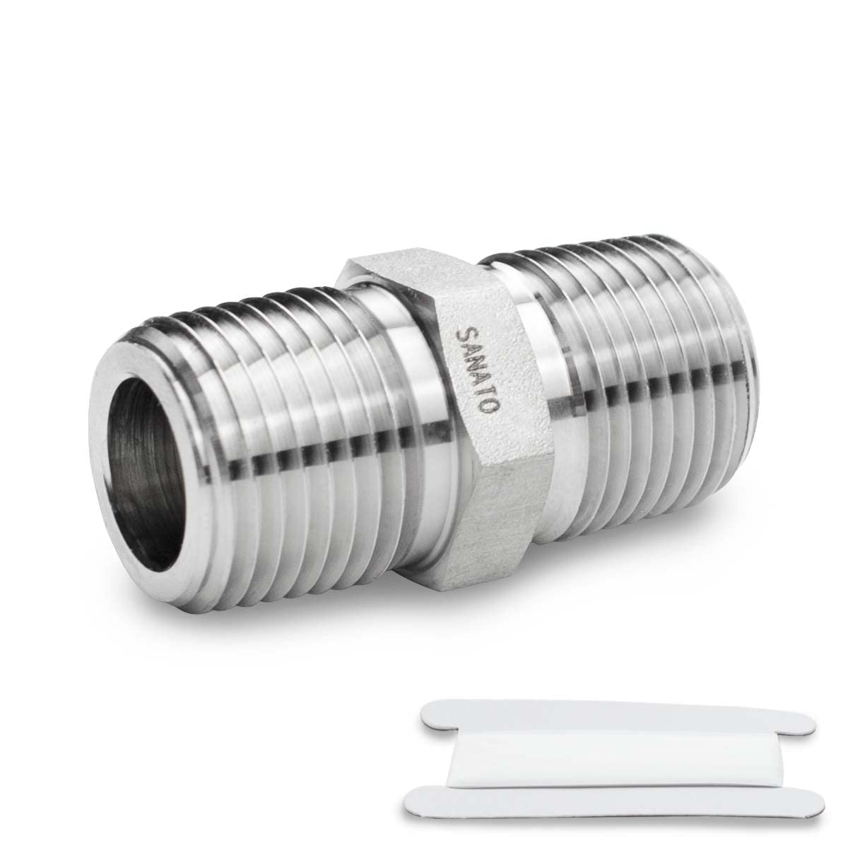 AN-6 Male To 8-9mm Hose Barb Fitting – For Fuel Lines, AN6 To Hose Conversion (Brand: Torques)