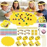 Fleißiges Magnet-Bienenspiel, Bienen Geschicklichkeitsspiel & Bee Collect Spiel mit starken Magneten, Upgradiertes Magnetspiel für Erwachsene & Kinder ab 8 Jahren, inkl. Aufbewahrungsbox, für Familie
