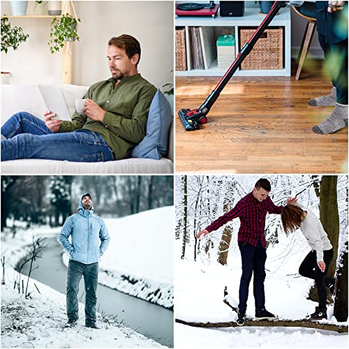 Chaussettes thermiques homme contre les pieds froids avec semelle anti-glisse - 7