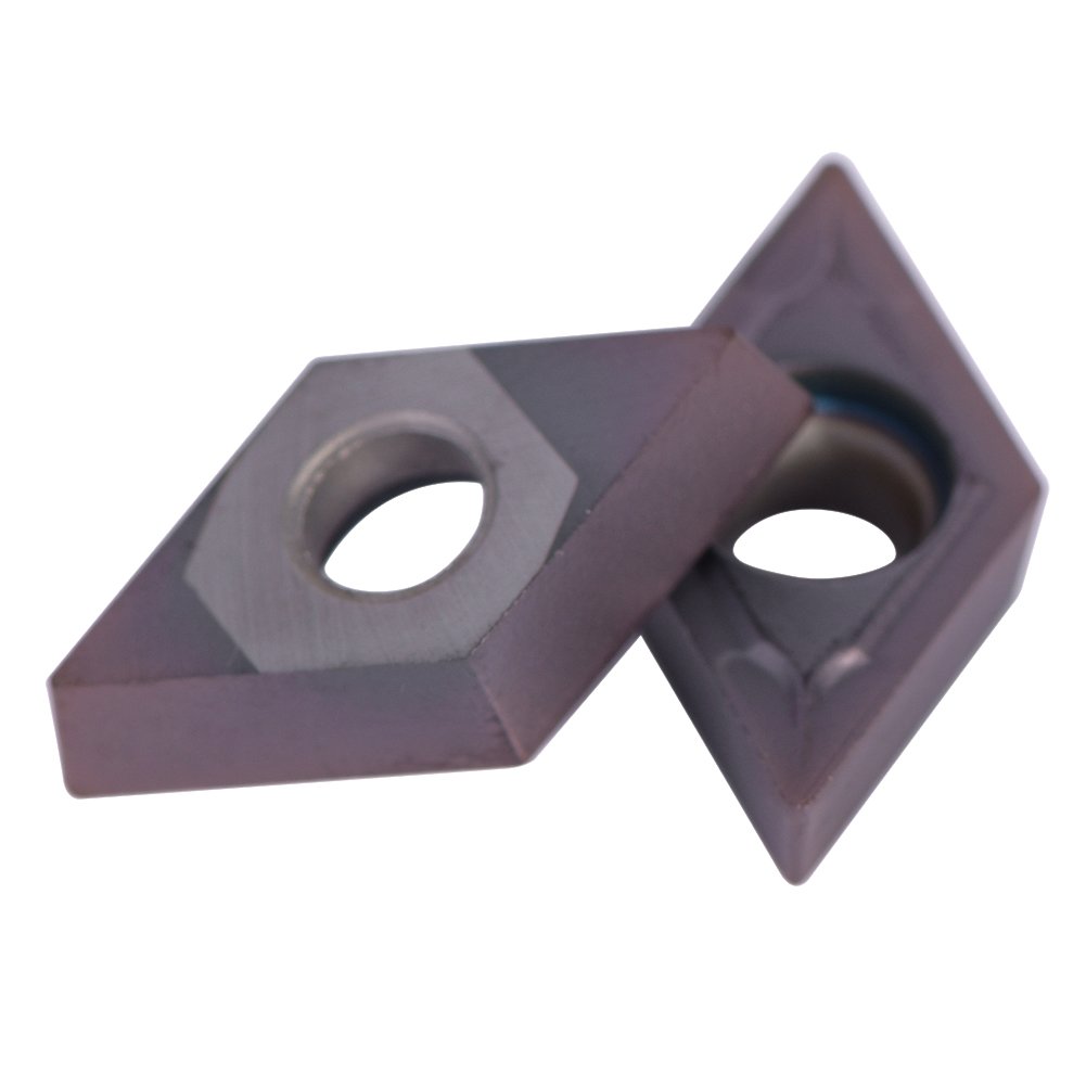 10 piezas Fresas CNC cuchilla de carburo, DCMT11T304 VP15TF Insertos de carburo roscado externo con estuche para Metal