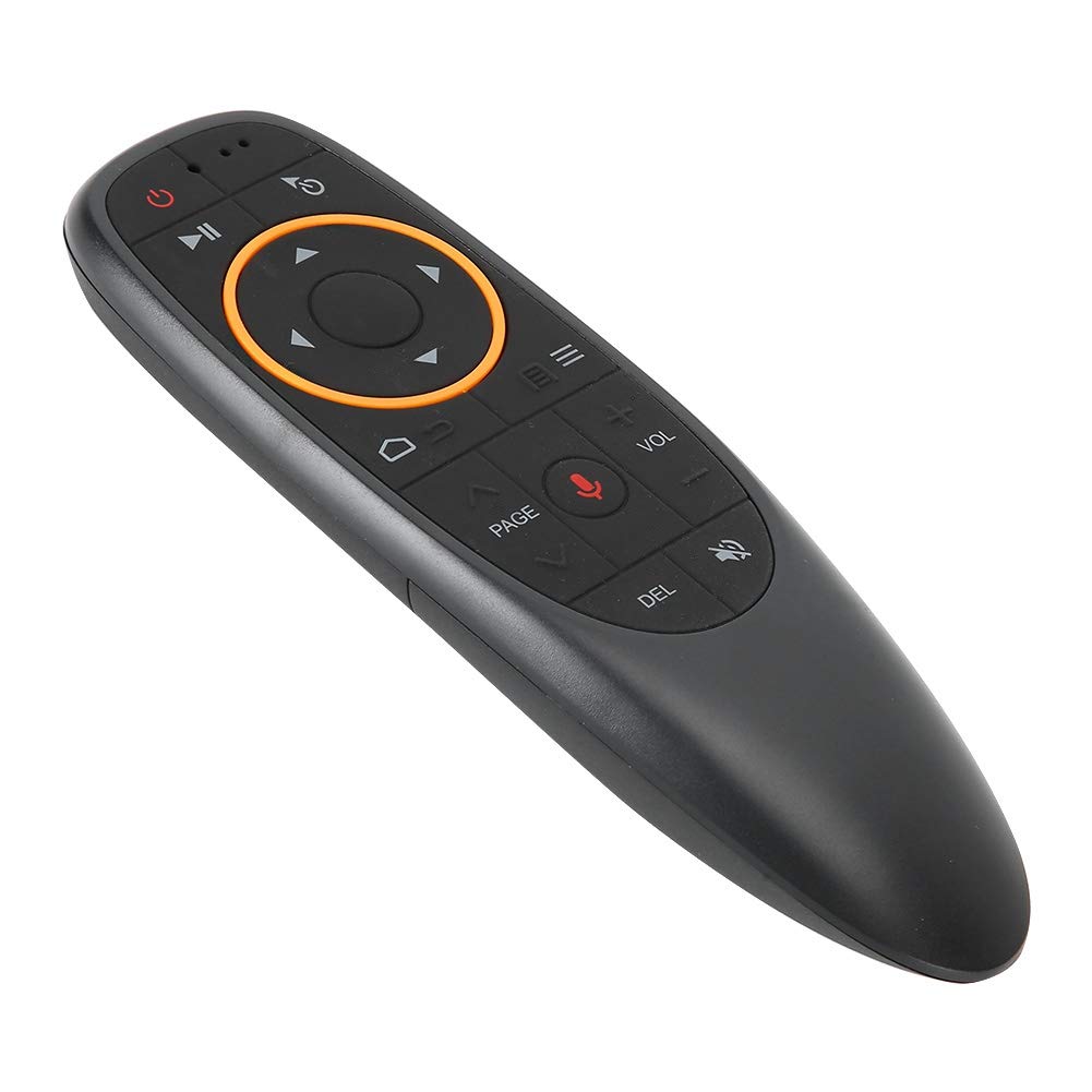G10 czarny pilot głosowy 2,4 G Air Mouse bezprzewodowa klawiatura z żyroskopem do Smart TV Android Box PC projektor kina domowego ABS silikon 61 g