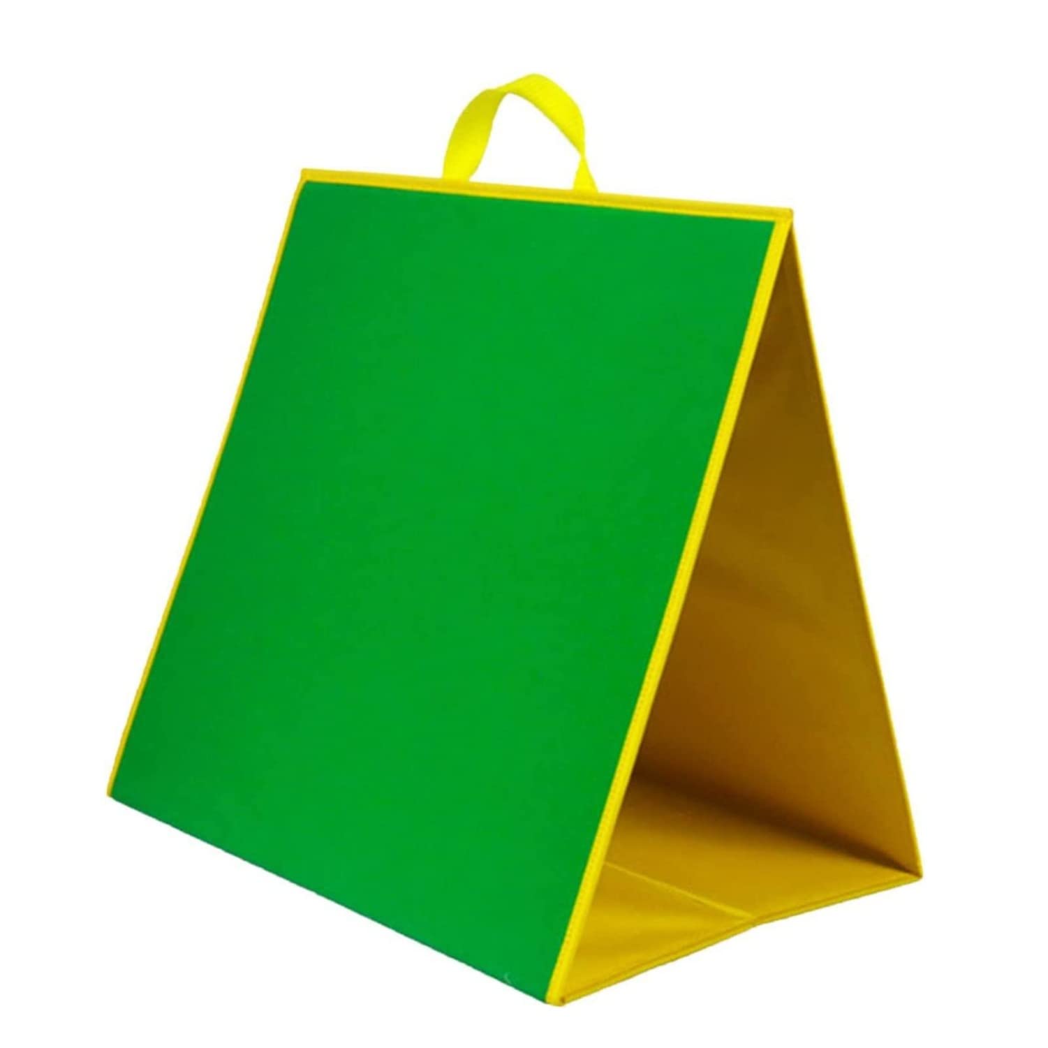 Easnea Felt Story Board Foldable Felt Flannel Board Freestanding Felt Board Foldable Letter Boards Felt Teaching Board Double-Sided Freestanding Board Folding Playboard for Toddlers (Blue Green)