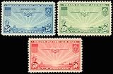 1935 China Clipper Trans-Pacific Issue Set of Three Stamps - Mint Never Hinged Scott C20-22