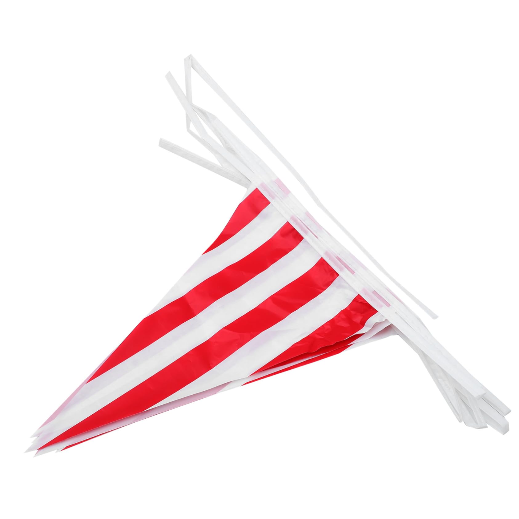 TOYANDONA 4sets Bandierine Triangolari Striped Pennant Per Decorazioni Di Feste Tema Per Compleanni e Cerimonie Di Matrimonio Facce Metri Di Stile Carnevale