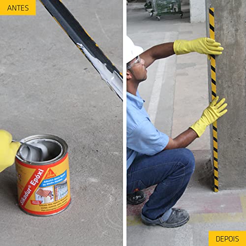 Sika - Adesivo estrutural - Sikadur Epóxi Cinza - Colagem de concreto - Pote de 1Kg