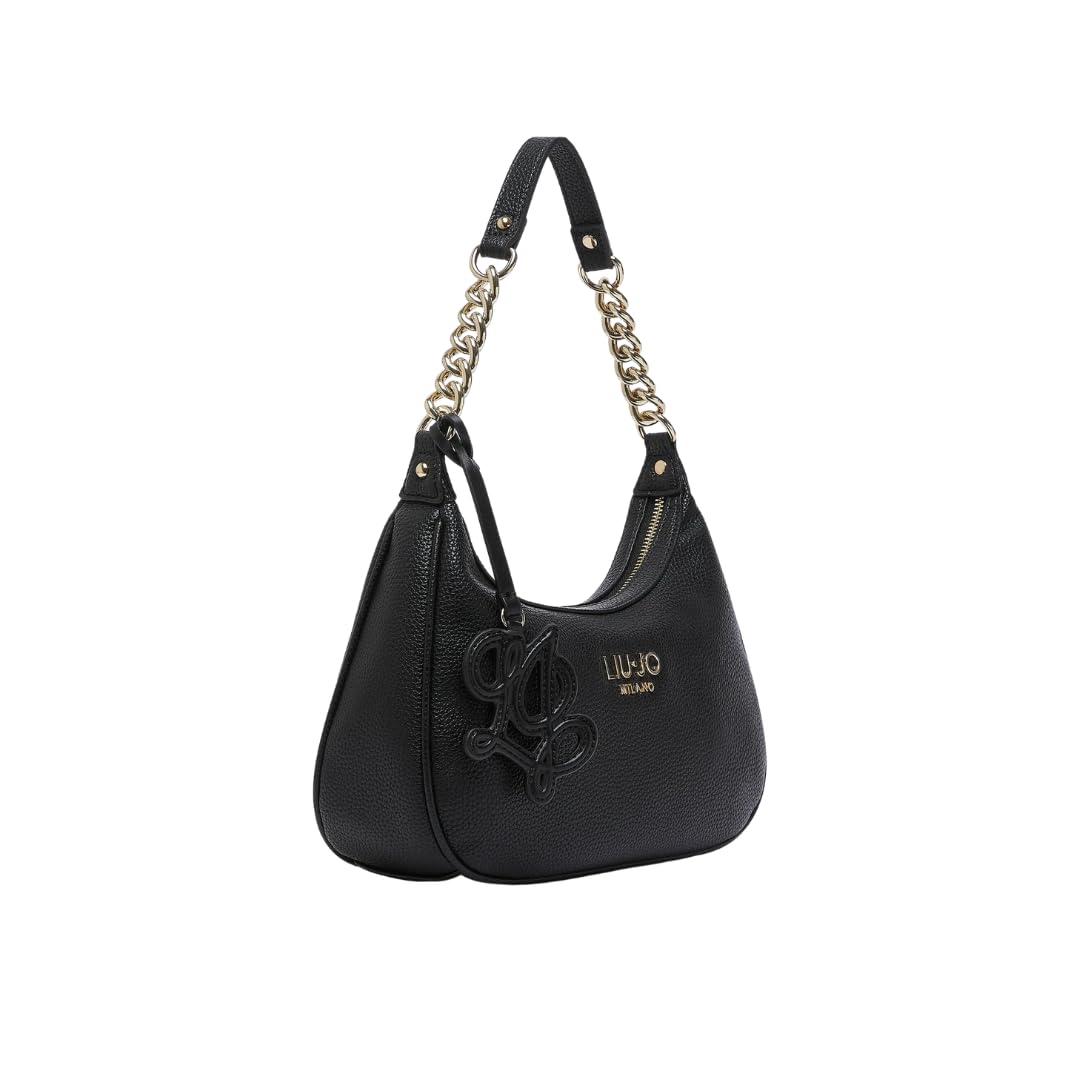 Liu Jo JEANS Bolso Ecs S Hobo, negro, AF6207 ES039