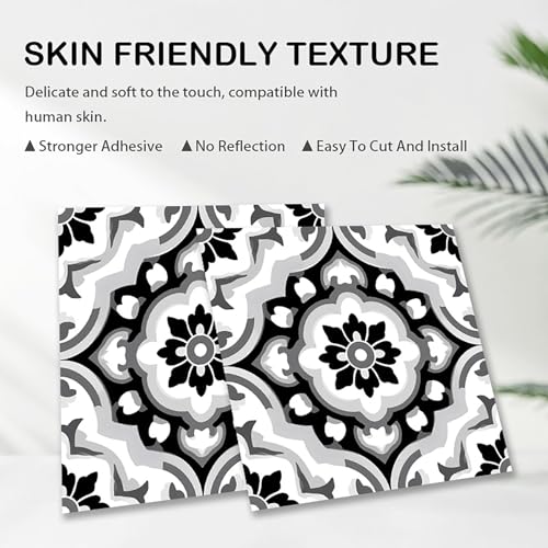 Image of Nuxovilar Peel and Stick Vinyl Floor Tiles, 12x12 Inch