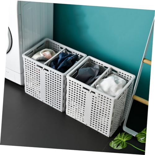 Panier à linge pliable pour optimiser l'espace de votre buanderie