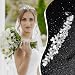 Diadem Hochzeit, Krone Kristall Tiara Abschlussball Crown Braut Stirnband Diadem Crown für Mädchen Abschlussball Geburtstag Hochzeit Party (Silber)