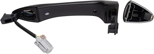 Miniatura 748 de TRQ Manija de puerta exterior texturizada LH del conductor trasero para Chevy GMC Pickup Truck SUV