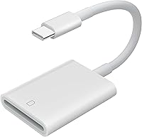 Vista 8 de Lector de tarjetas SD USB C para iPhone 15/Mac/iPad, USB 3.0 tipo C a SD/Micro SD, adaptador de tarjetas de doble ranura para lectura y escritura
